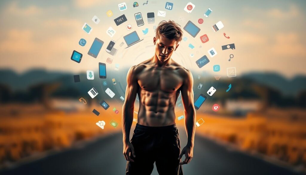 athletic body image and tech