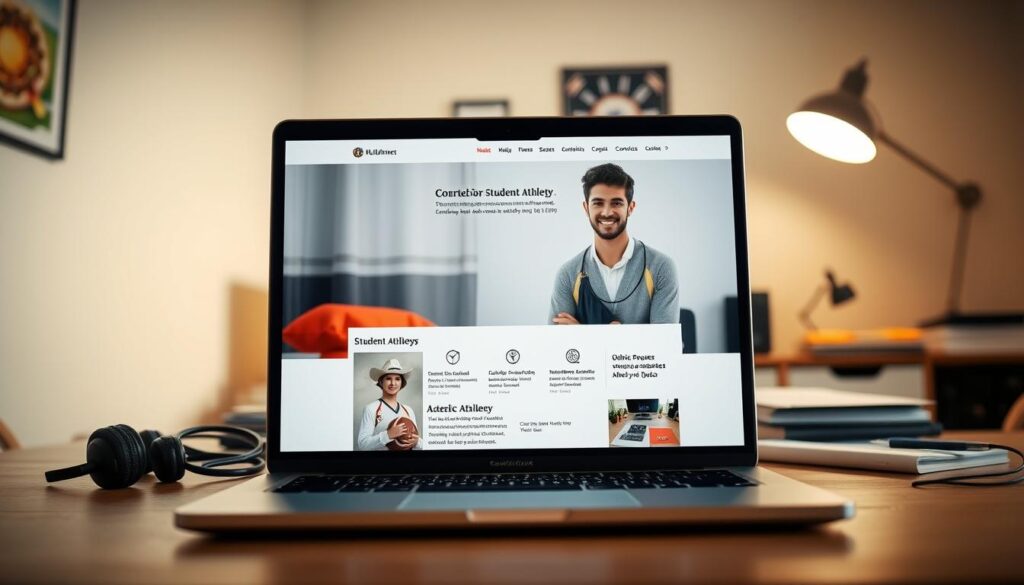 online portfolio for student athletes