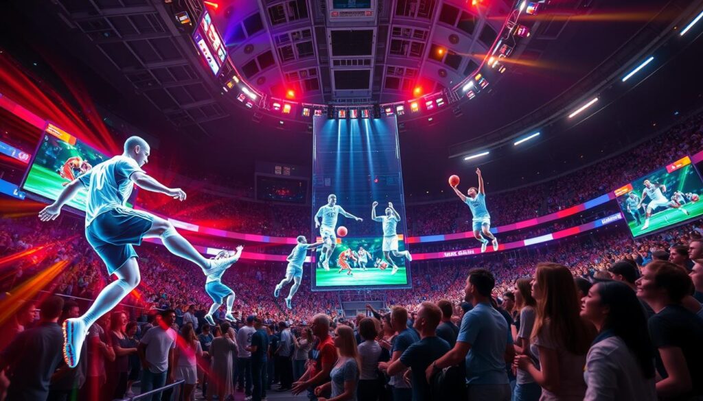 holograms 3d streaming sports