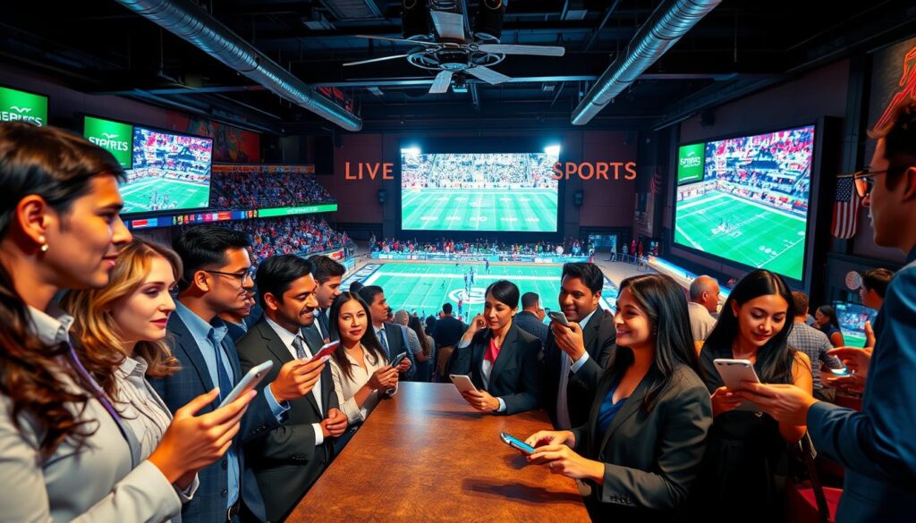 interactive live sports